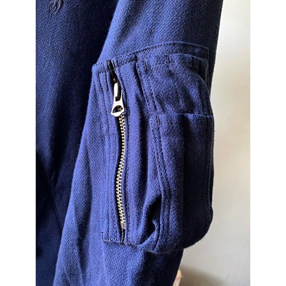 NWT $398 POLO RALPH LAUREN Men's M L Stretch Linen modern flight Bomber Jacket - Picture 6 of 12